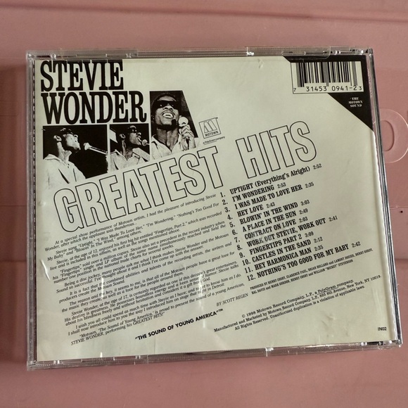 Stevie Wonder | Greatest Hits | Vintage CD - Picture 3 of 3